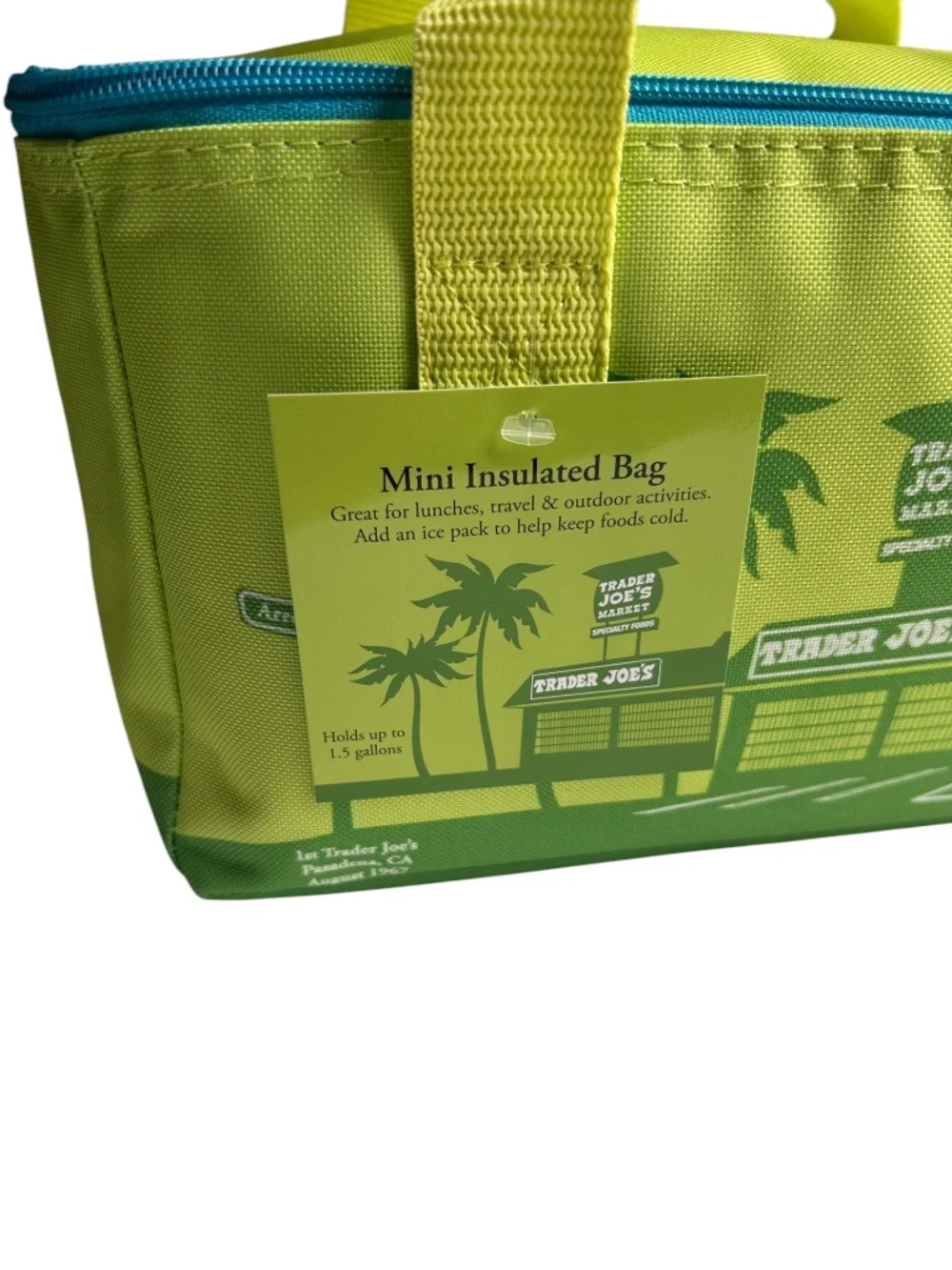 NWT Treader Joe's Brand New Insulated Mini Tote Bag